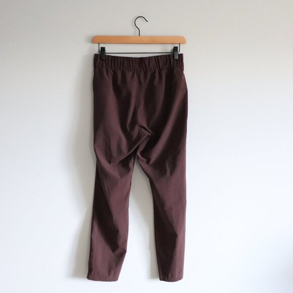 Lululemon Women's Sz 4 Plum Keep Moving Relaxed Fit Stretch Activewear Pant - Picture 2 of 11